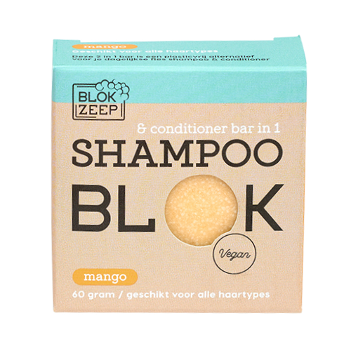 Plasticvrije shampoo bar Blokzeep mango